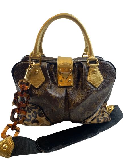 louis vuitton adele leopard replica